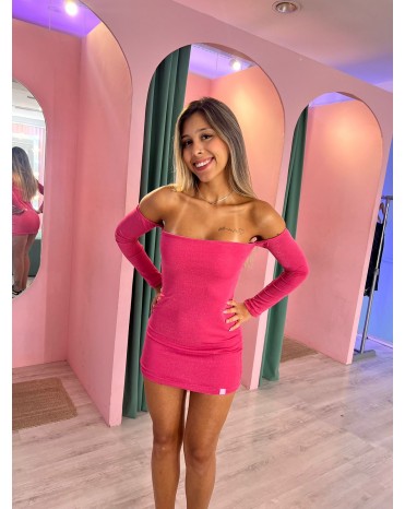 VESTIDO PINK SHINE HMR