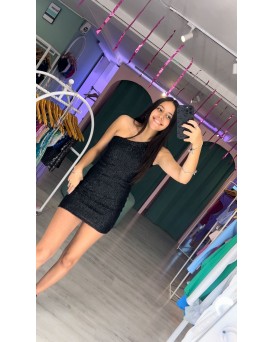 VESTIDO LE PAETE UM OMBRO HMR 