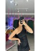 VESTIDO LE PAETE UM OMBRO HMR 