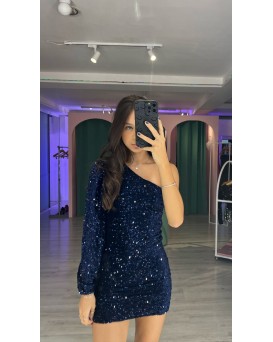 VESTIDO VELVET PAETÊ HMR 
