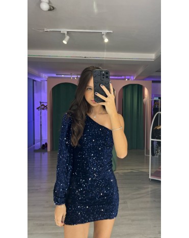 VESTIDO VELVET PAETÊ HMR 