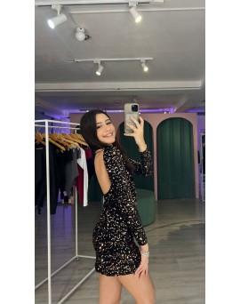 VESTIDO VELVET COSTAS ABERTA HMR 